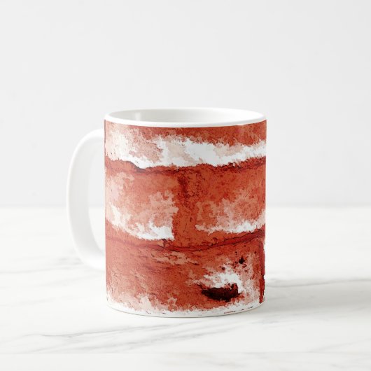 BRICK WALL KAFFEETASSE (Vorderseite Links)