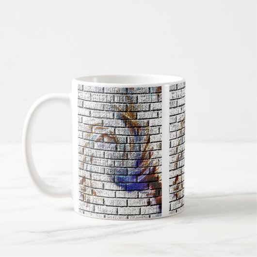 BRICK WALL KAFFEETASSE (Links)