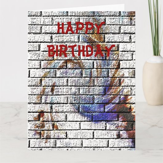 BRICK WALL KARTE (Vorderseite)