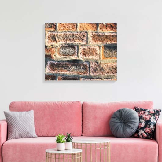 BRICK WALL LEINWANDDRUCK (Insitu (Wohnzimmer))