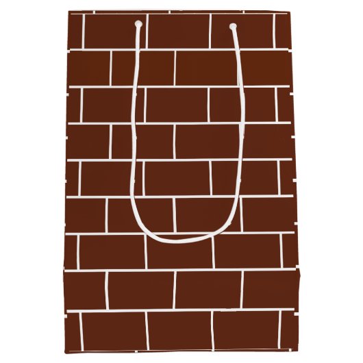 Brick Wall Mittlere Geschenktüte (Rückseite)
