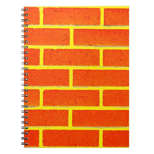 Brick-Wall-Notebook Notizblock (Vorderseite)