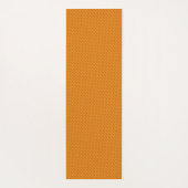 Brick Wall Orange White Minimal Muster Yogamatte (Rückseite)