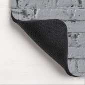 Brick Wall Painted Light Grey Mousepad (Ecke)