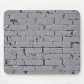 Brick Wall Painted Light Grey Mousepad (Vorne)