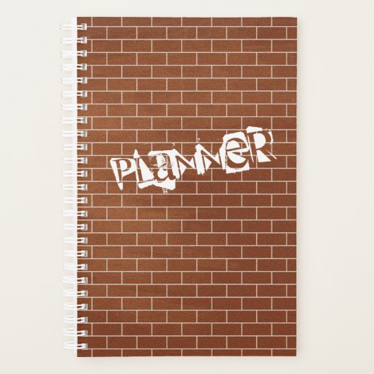 Brick Wall Planner Planer (Vorderseite)