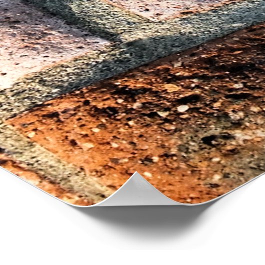 BRICK WALL POSTER (Ecke)
