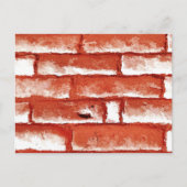 BRICK WALL POSTKARTE (Vorderseite)