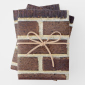 Brick Wall realistische Texturfotografie-Geschenk Geschenkpapier Set (Beispiel)