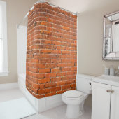 Brick wall red brick wall wall duschvorhang (Beispiel)