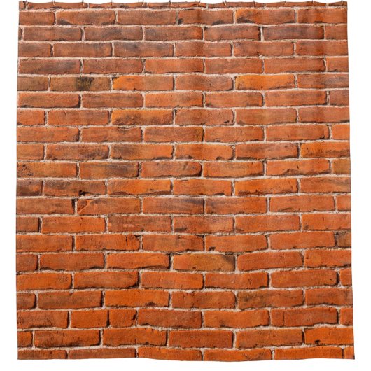 Brick wall red brick wall wall duschvorhang (Vorderseite)