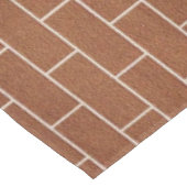 Brick Wall Tableclout mit benutzerdefiniertem Text Tischdecke (Schrägansicht)