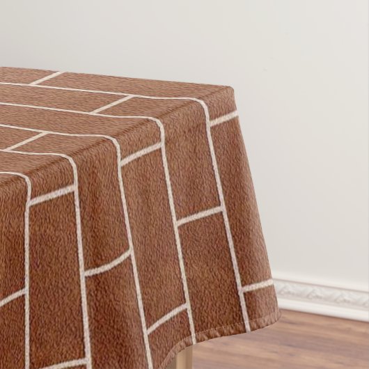 Brick Wall Tableclout mit benutzerdefiniertem Text Tischdecke (Beispiel)