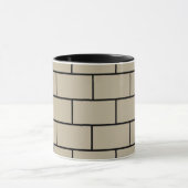Brick Wall Texture Tasse (Zentrum)