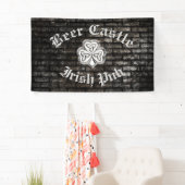 Brick Wall trendy moderne grundirische Kleeblatt Banner (Insitu)