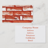 BRICK WALL VISITENKARTE (Vorne/Hinten)