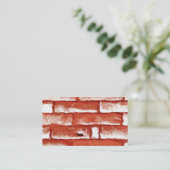BRICK WALL VISITENKARTE (Stehend Vorderseite)