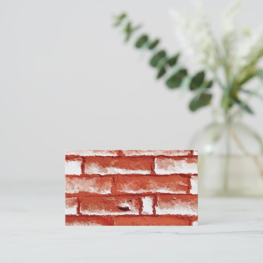 BRICK WALL VISITENKARTE (Stehend Vorderseite)
