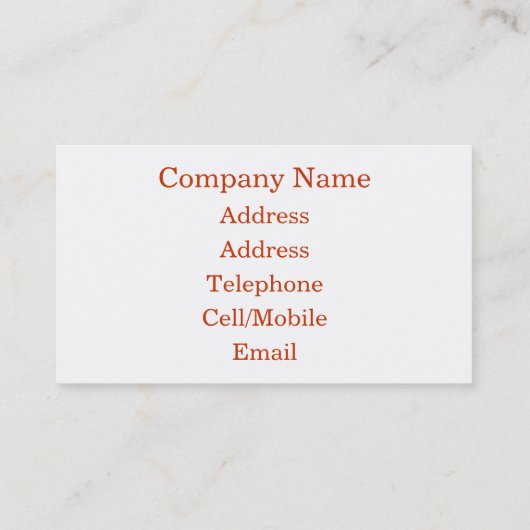 BRICK WALL VISITENKARTE (Rückseite)