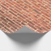 Brick Wall with Dark Gradient at Bottombrick,wall, Geschenkpapier (Ecke)