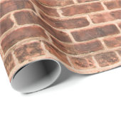 Brick Wall with Dark Gradient at Bottombrick,wall, Geschenkpapier (Rolleneckpunkt)