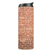 Brick Wall with Dark Gradient at Bottombrick,wall, Thermosbecher (Nach links gedreht)