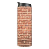 Brick Wall with Dark Gradient at Bottombrick,wall, Thermosbecher (Nach rechts gedreht)