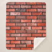 Brick wall with red brick, red brick background. b sherpadecke (Vorderseite)