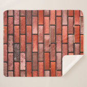 Brick wall with red brick, red brick background. b sherpadecke (Vorderseite (Horizontal))