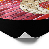 Brick Yin Yang Poster (Ecke)