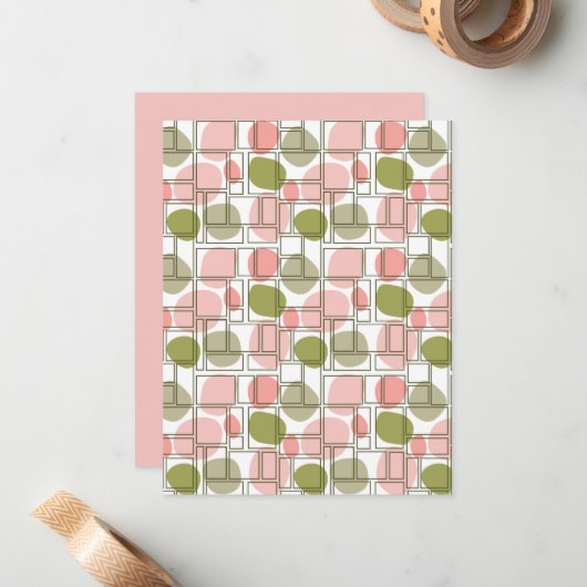 Brickblobs Mitteilungskarte (Vorderseite/Rückseite Beispiel)