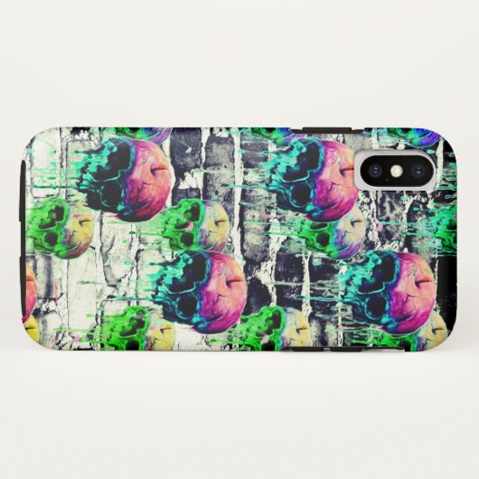 bricked heraus Apfelschädel Case-Mate iPhone Hülle (Rückseite (Horizontal))