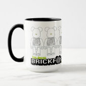 Brickf@st Kleiner Stein Pfannkuchen Tasse (Links)