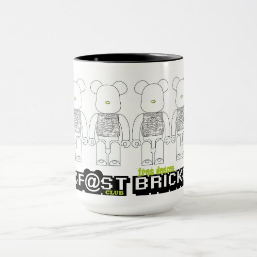 Brickf@st Kleiner Stein Pfannkuchen Tasse (Zentrum)