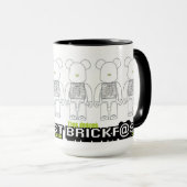 Brickf@st Kleiner Stein Pfannkuchen Tasse (VorderseiteRechts)