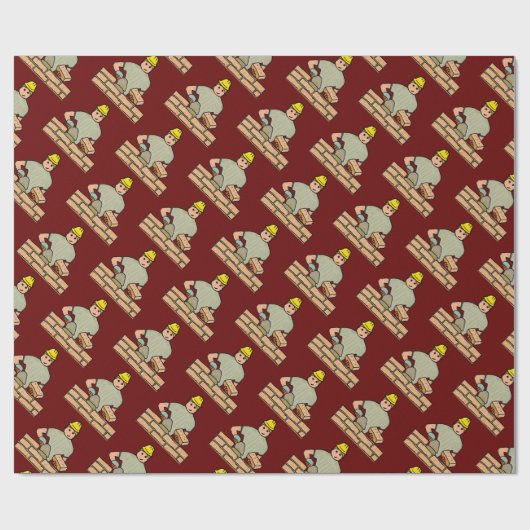 Bricklayer Geschenkpapier (Flach)