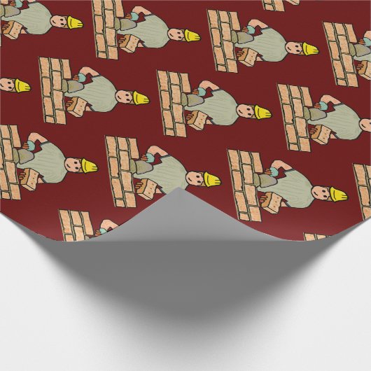Bricklayer Geschenkpapier (Ecke)