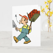 Bricklayer Karte (Gelbe Blume)