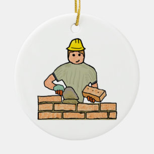Bricklayer Keramik Ornament