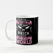 Bricklayer Layer Gewerkschaft Bricklayer Girlfrien Kaffeetasse (Links)