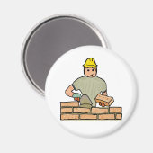 Bricklayer Magnet (Vorderseite/Rückseite)