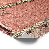 Bricks - Antique Street Pavers Poster (Ecke)