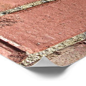 Bricks - Antique Street Pavers Poster (Ecke)