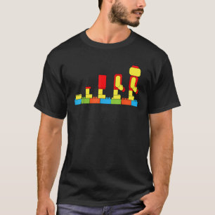 Bricks Evolution Master Builder Bausteine T-Shirt