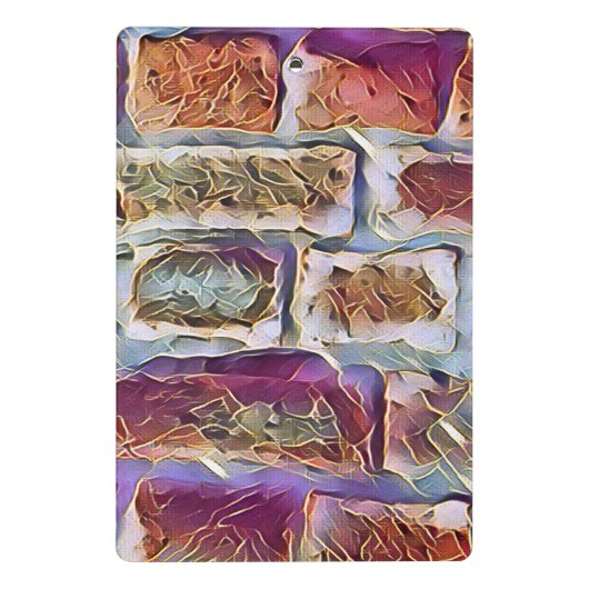 BRICKS MINI KLEMMBRETT (Rückseite)