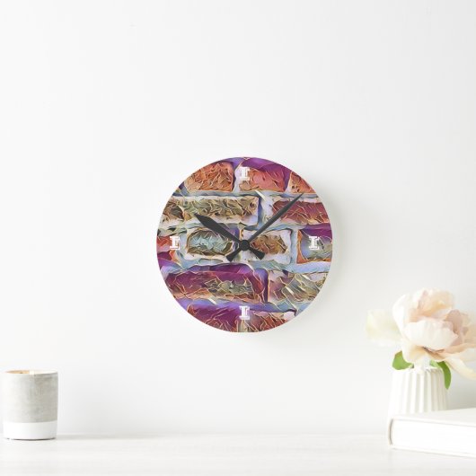 BRICKS RUNDE WANDUHR (Zuhause)