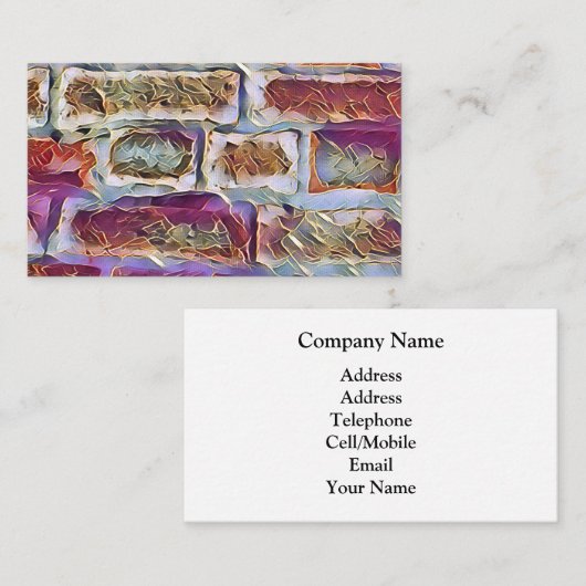 BRICKS VISITENKARTE (Vorne/Hinten)