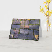 Bricks von Lexington, VA Card Karte (Gelbe Blume)