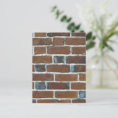 BRICKS WALL POSTKARTE (Stehend Vorderseite)
