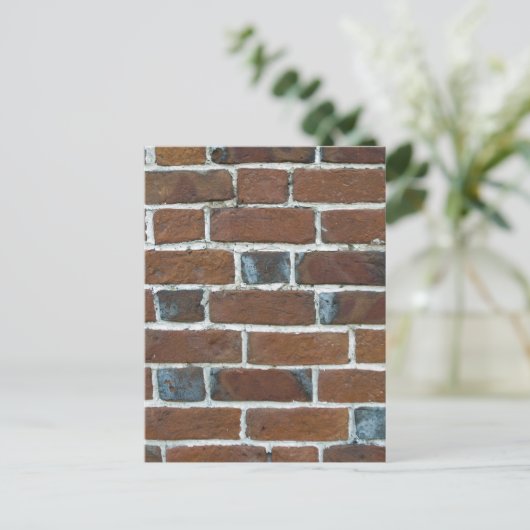 BRICKS WALL POSTKARTE (Stehend Vorderseite)